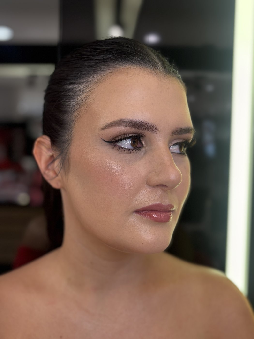 Event glam makeup by Faces by Layla Brisbane